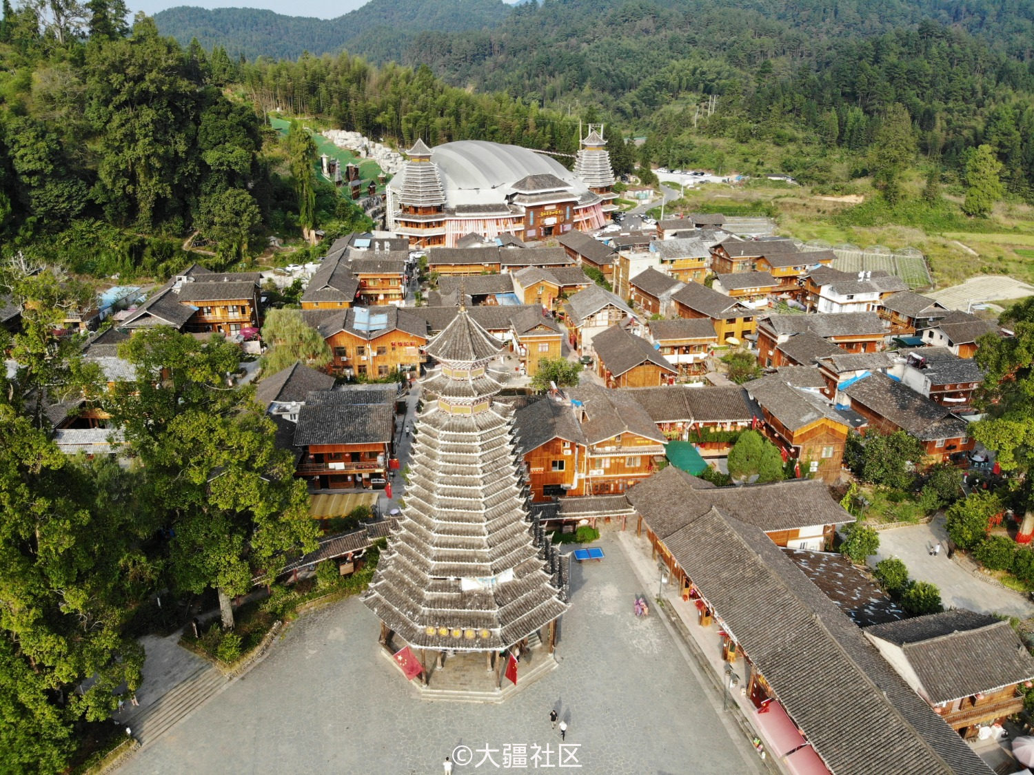 梵净山下,寨沙侗寨