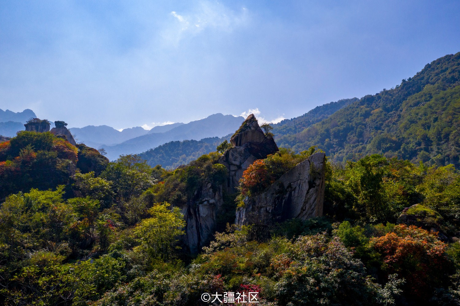 秋之终南山之翠华山