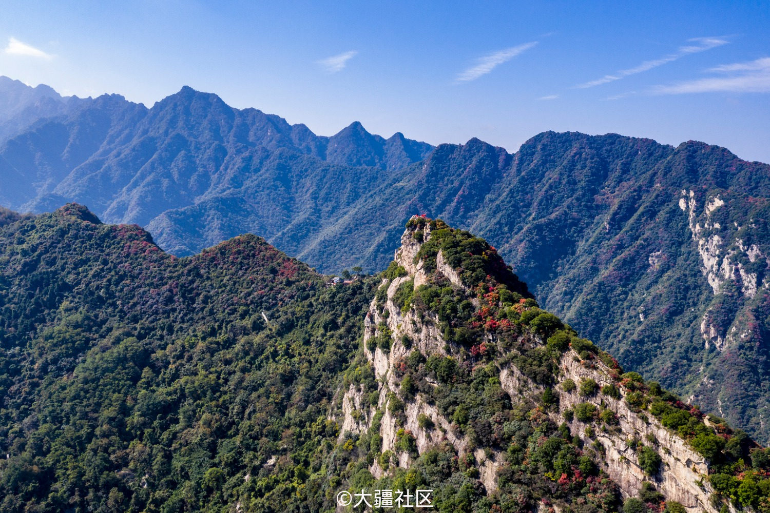 秋之终南山之翠华山