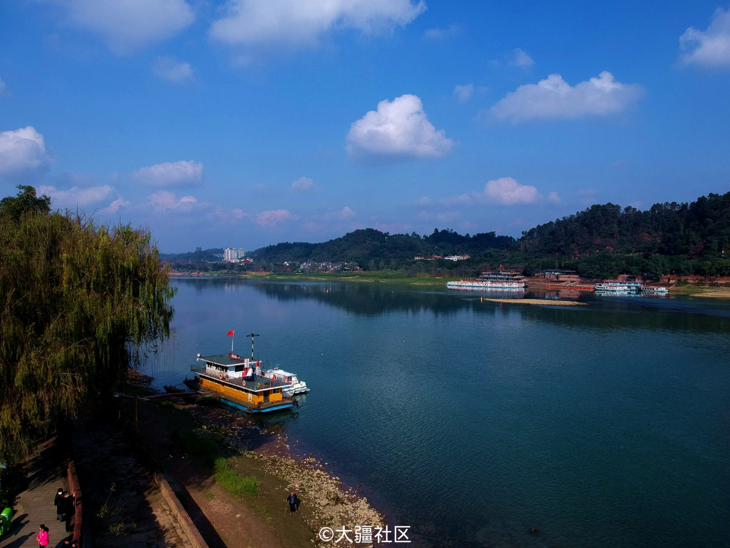 远调三江夜游游船码头