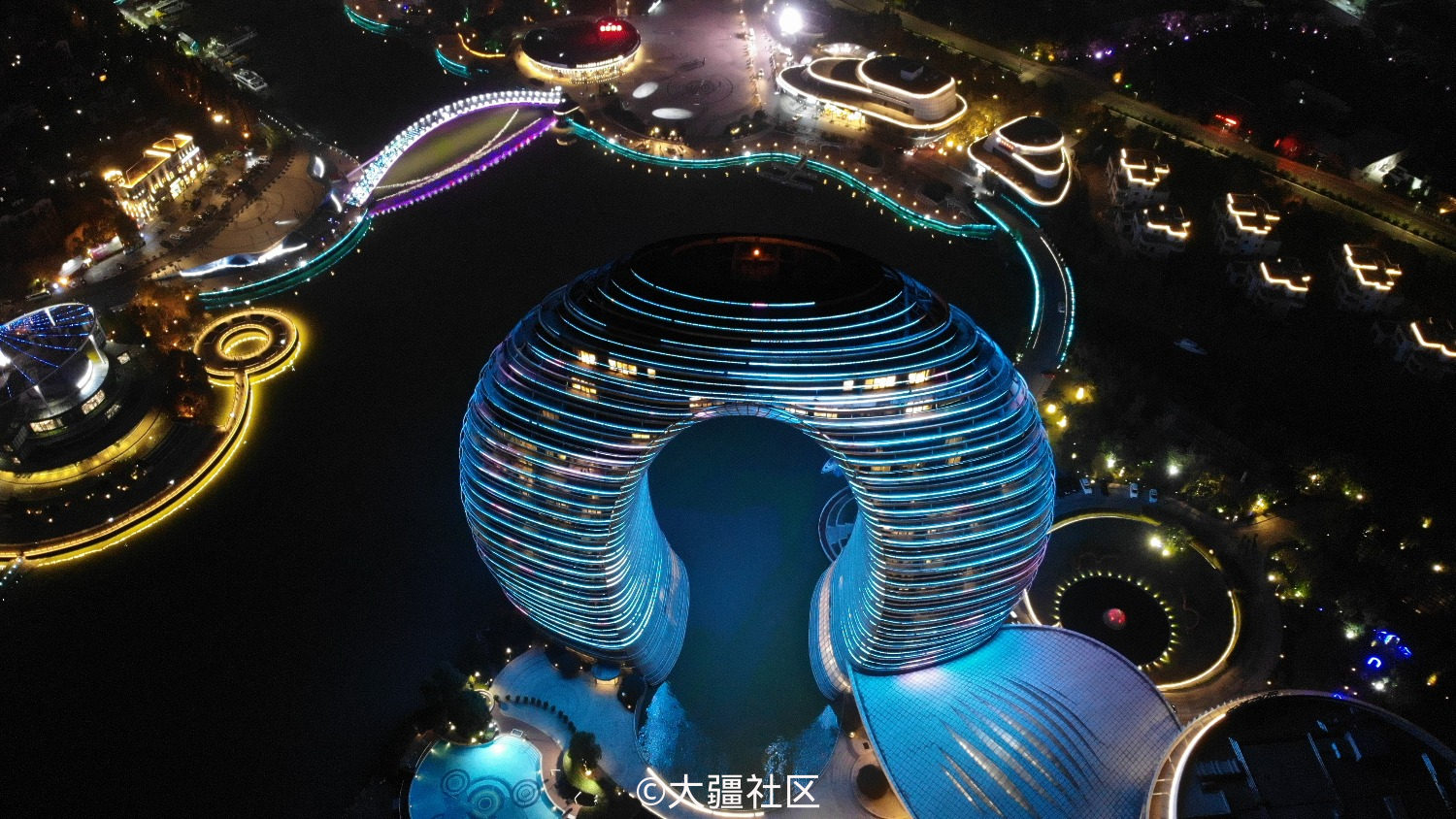 浙江湖州夜景-作品-大疆社区