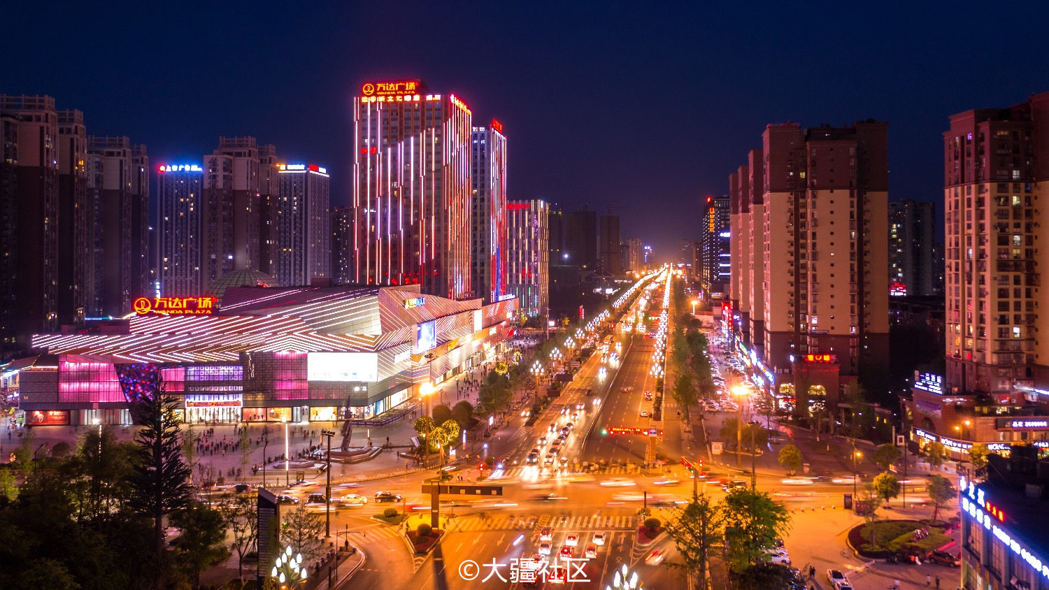 《航拍内江》甜城夜色