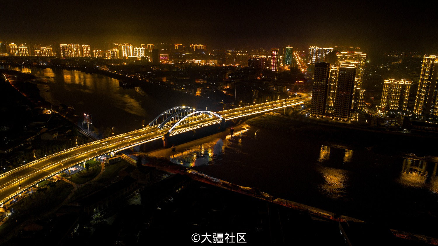 龙港市夜景图片