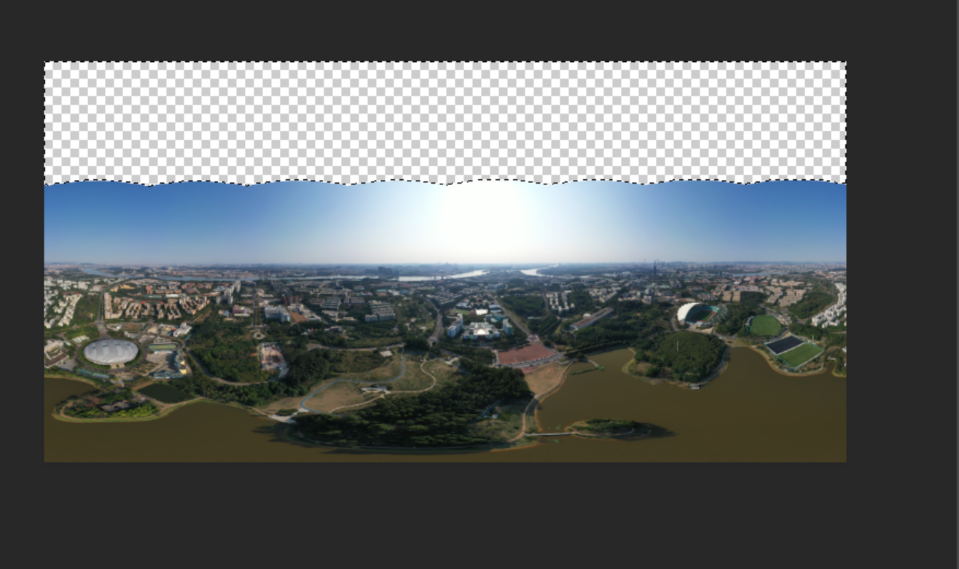 零基础photoshop全景图补天制作教程