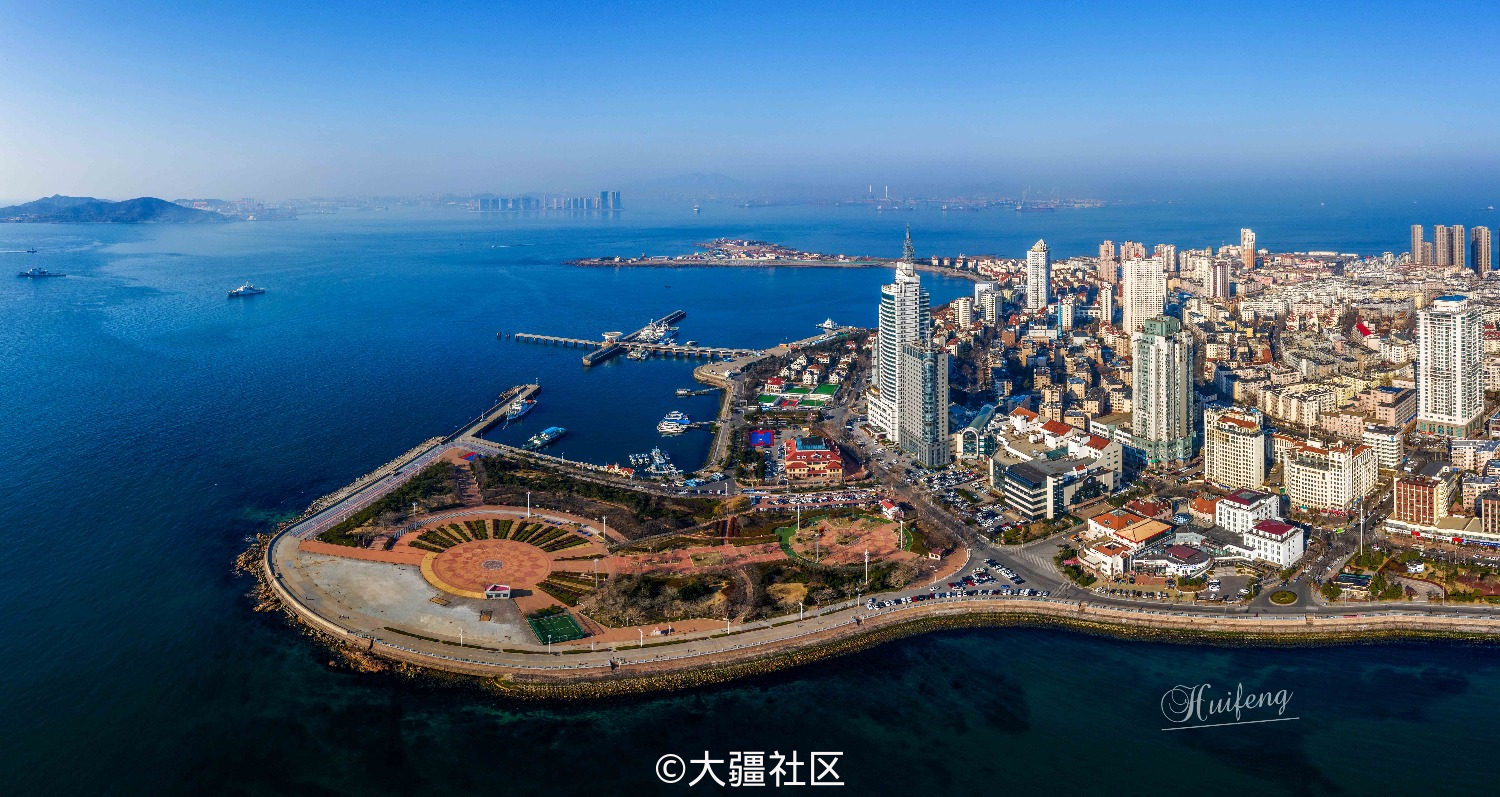 青岛前海风光