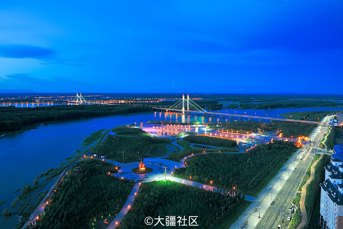 吉林油田二桥暮色01