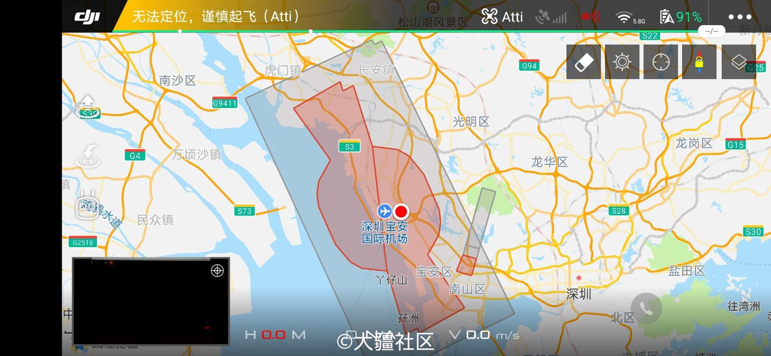 飞行过程中误闯禁飞区会出现什么情况-航拍无人机-大疆社区
