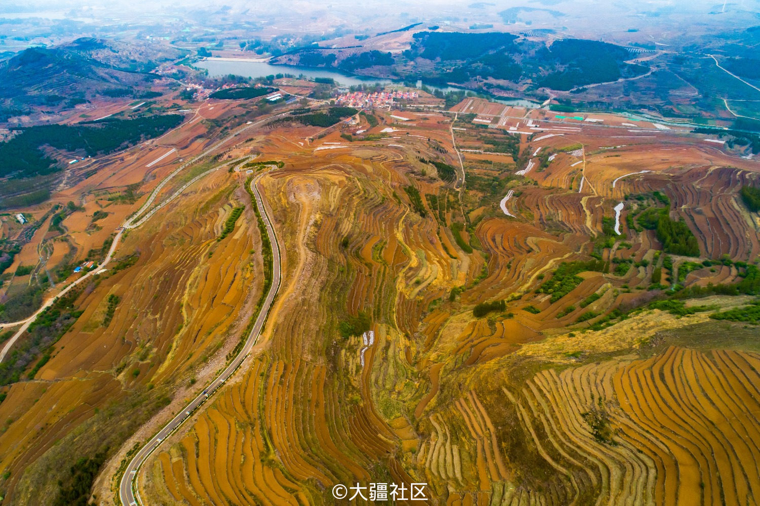 安丘天路梯田