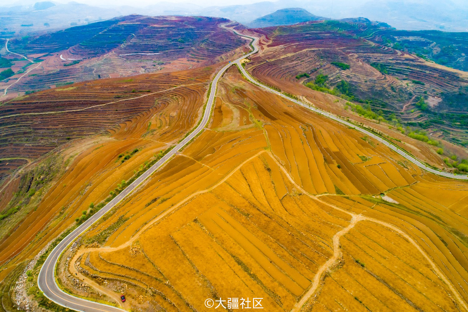安丘天路梯田