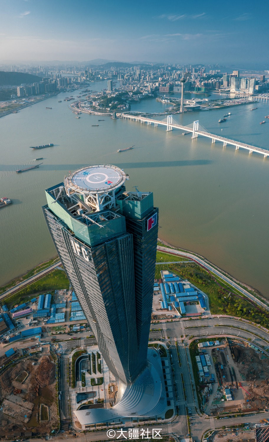 珠海横琴国际金融区,一个航拍的好地方