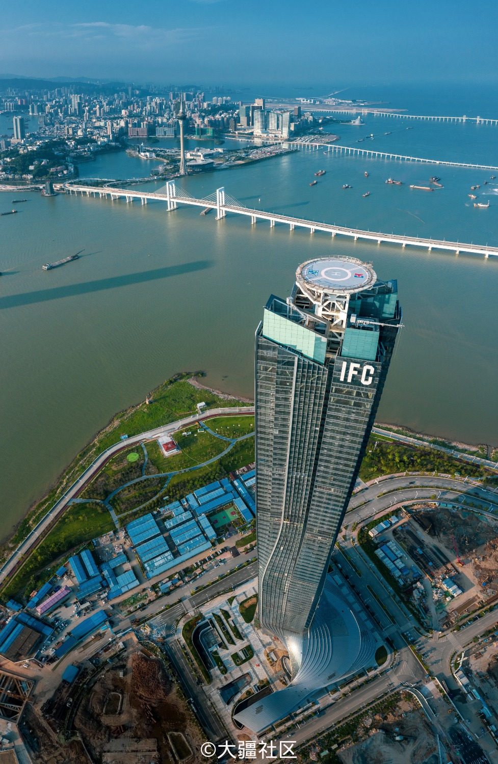 珠海横琴国际金融区,一个航拍的好地方