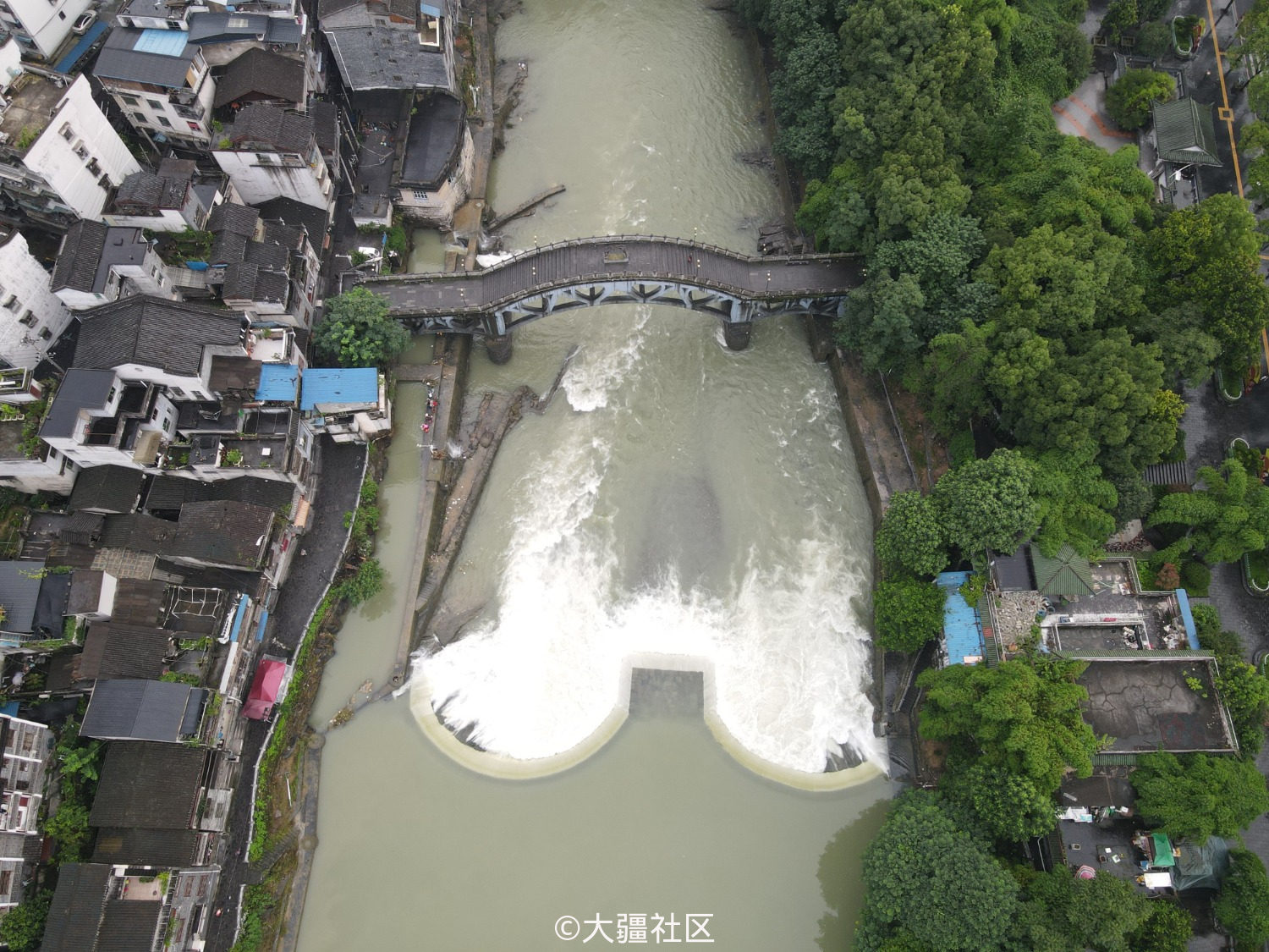 湖南省湘西吉首市峒河雨後風景-活動-大疆社區