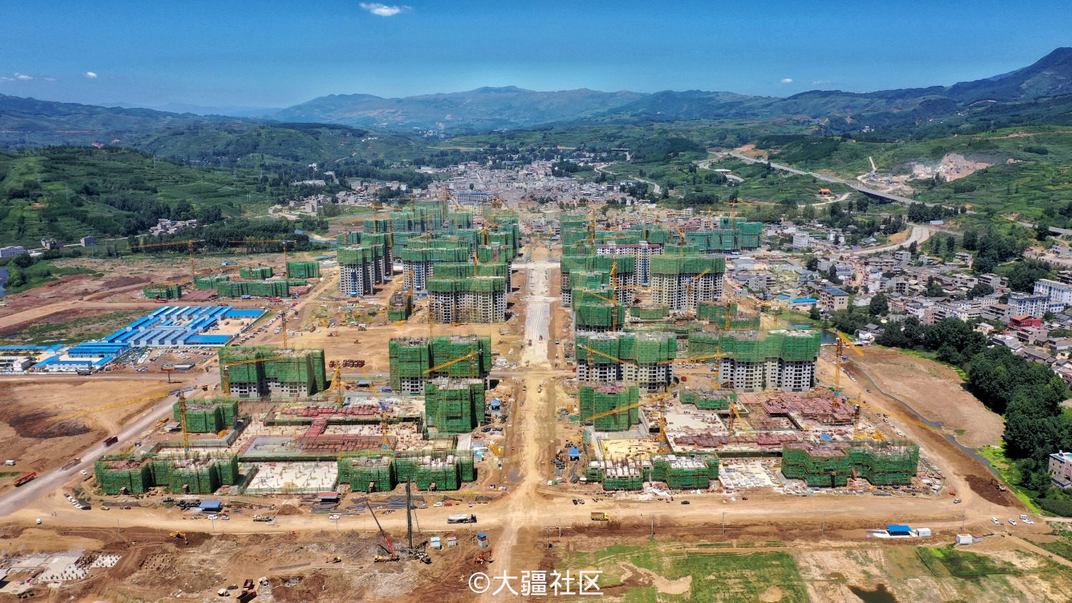 昭通市昭阳区靖安新区旧貌换新颜