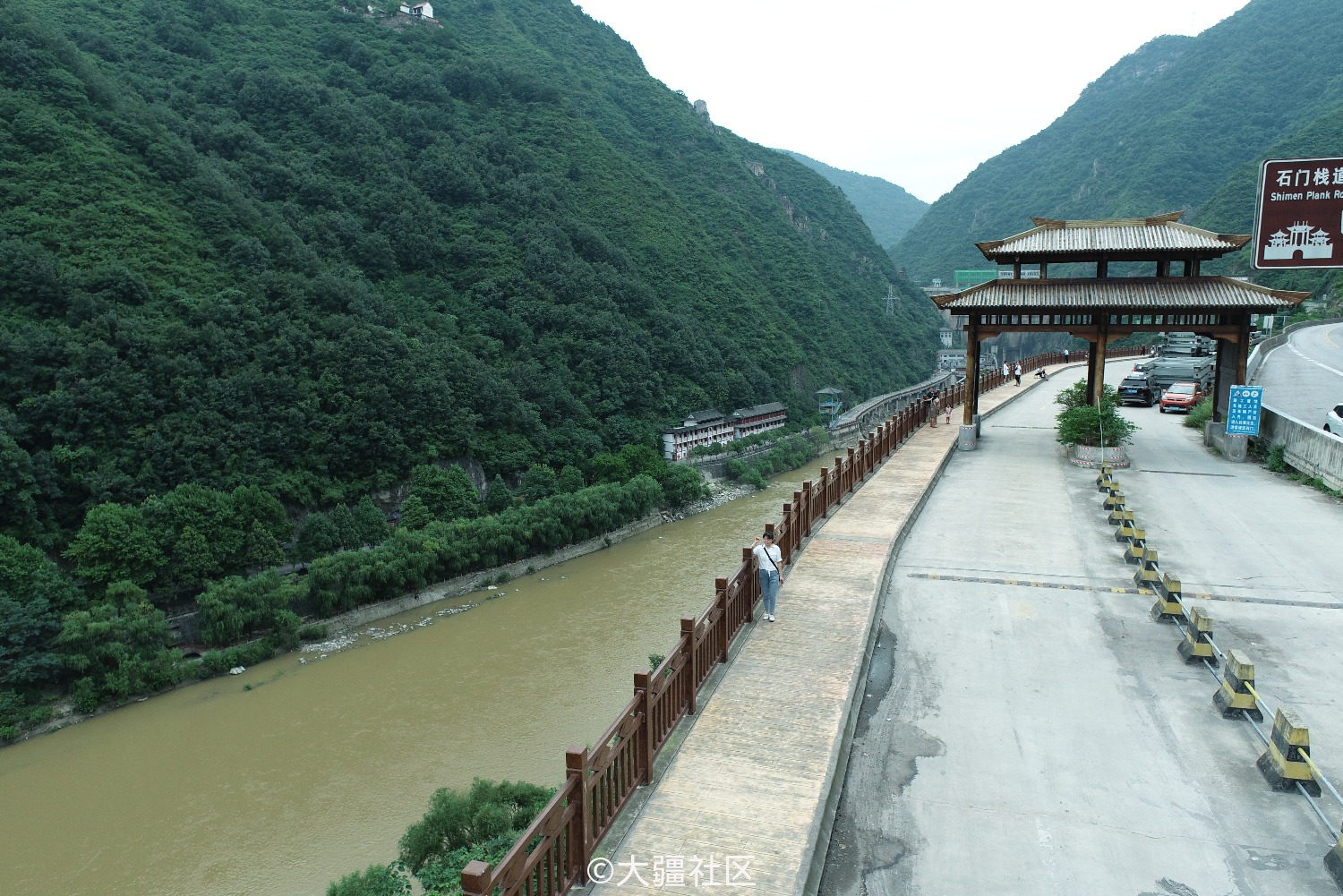 陝西漢中石門棧道風景區