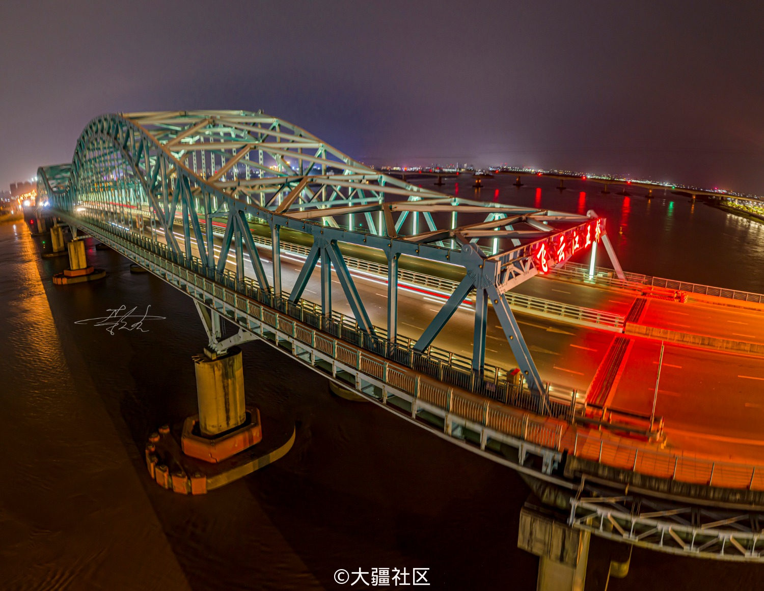 瑞安市飞云江大桥五桥(御2哈苏夜景20211028)