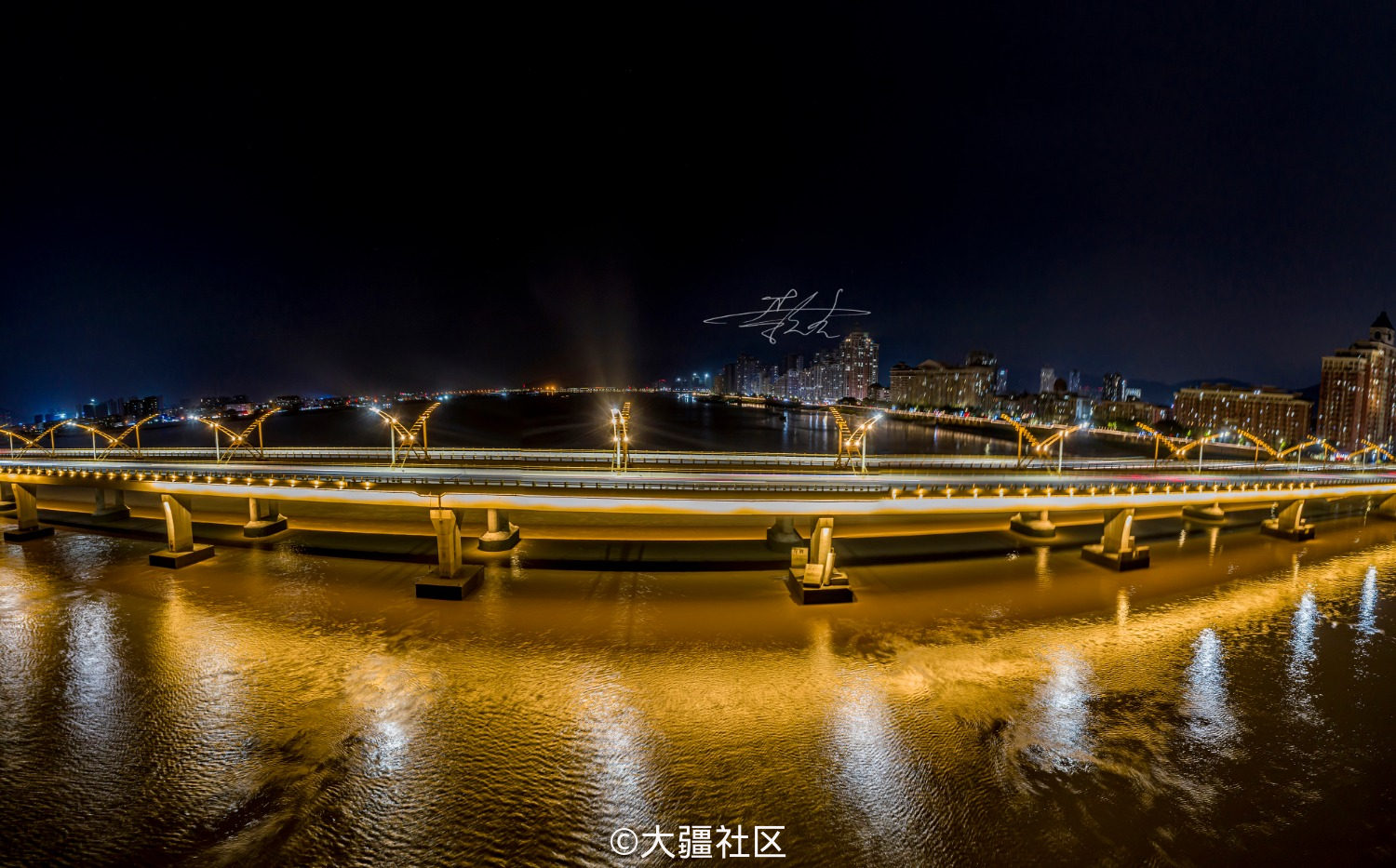 瑞安市飞云江大桥五桥(御2哈苏夜景20211028)