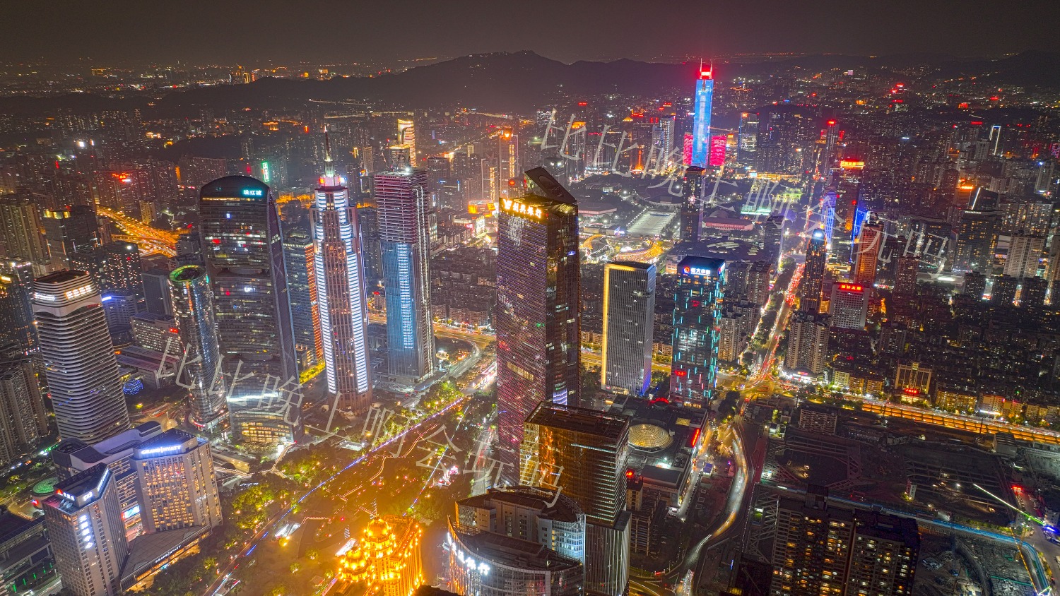 广州市区夜景图片高清