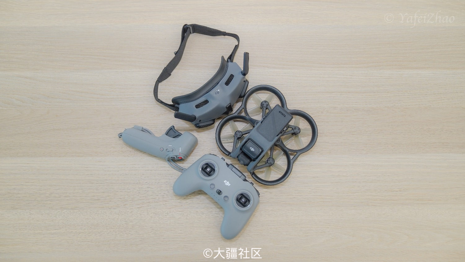 DJI Avata全家福四件套开箱精美照片-航拍无人机-大疆社区