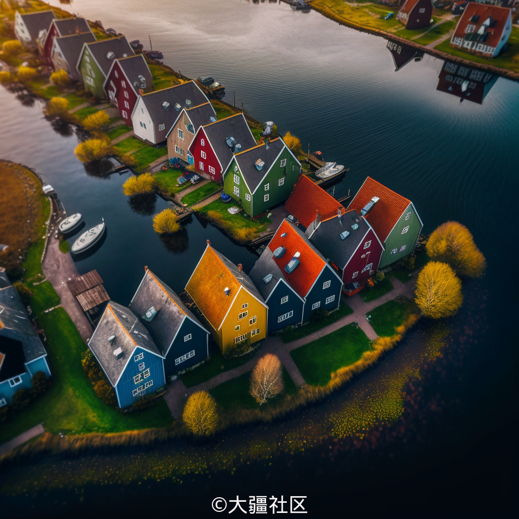 北欧丹麦童话小镇