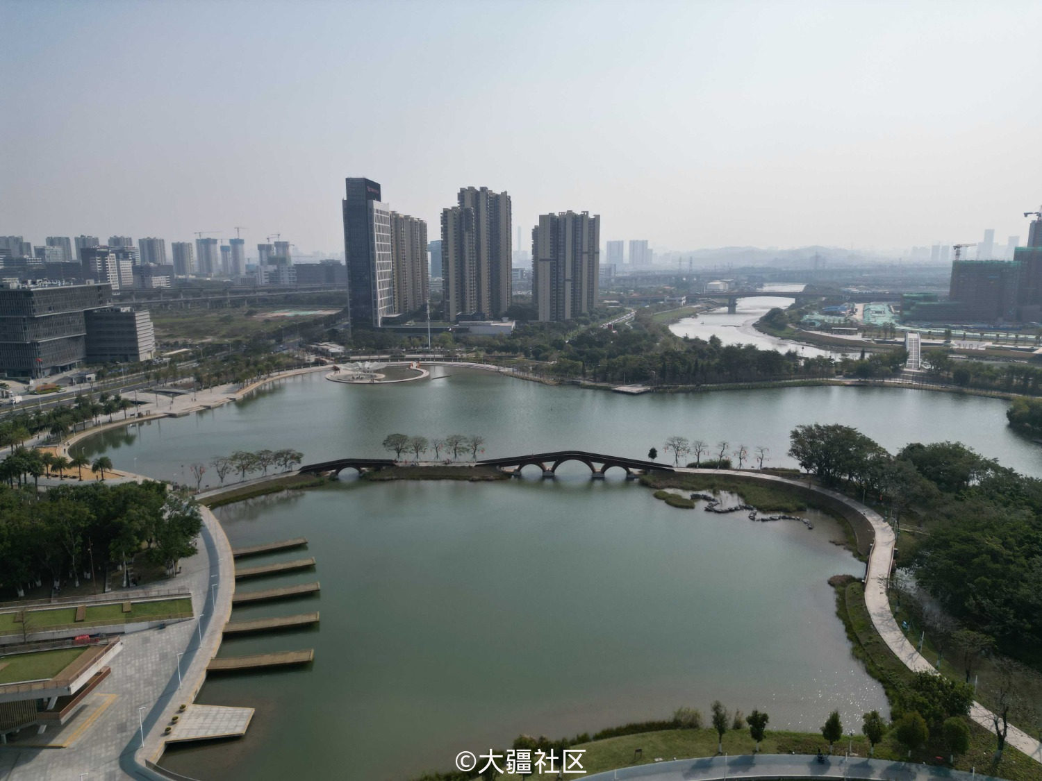 佛山南海三山文翰湖公园