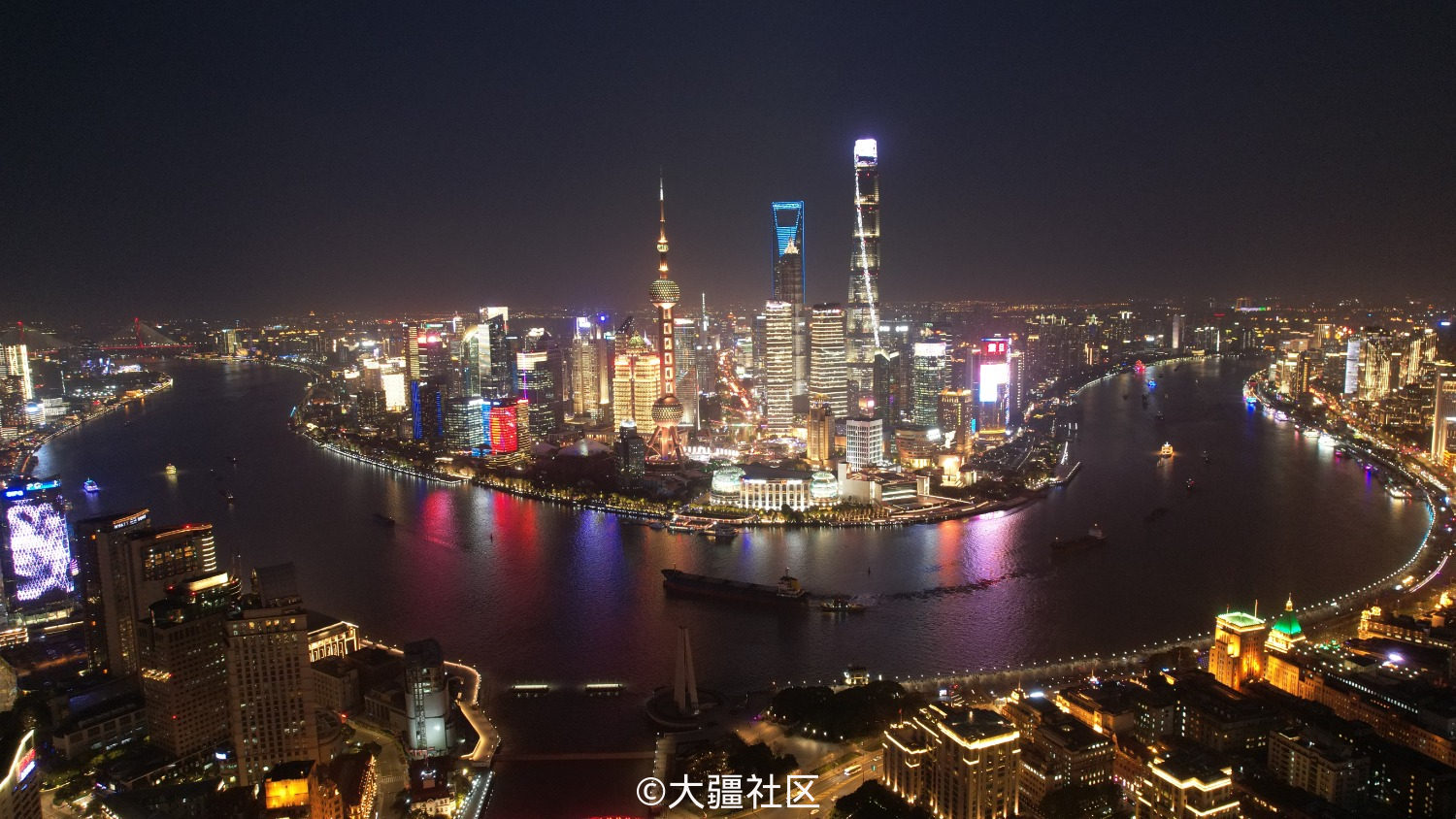 航拍上海三件套