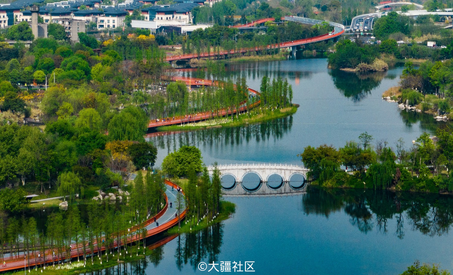 成都之锦城湖印象我喜欢的色调