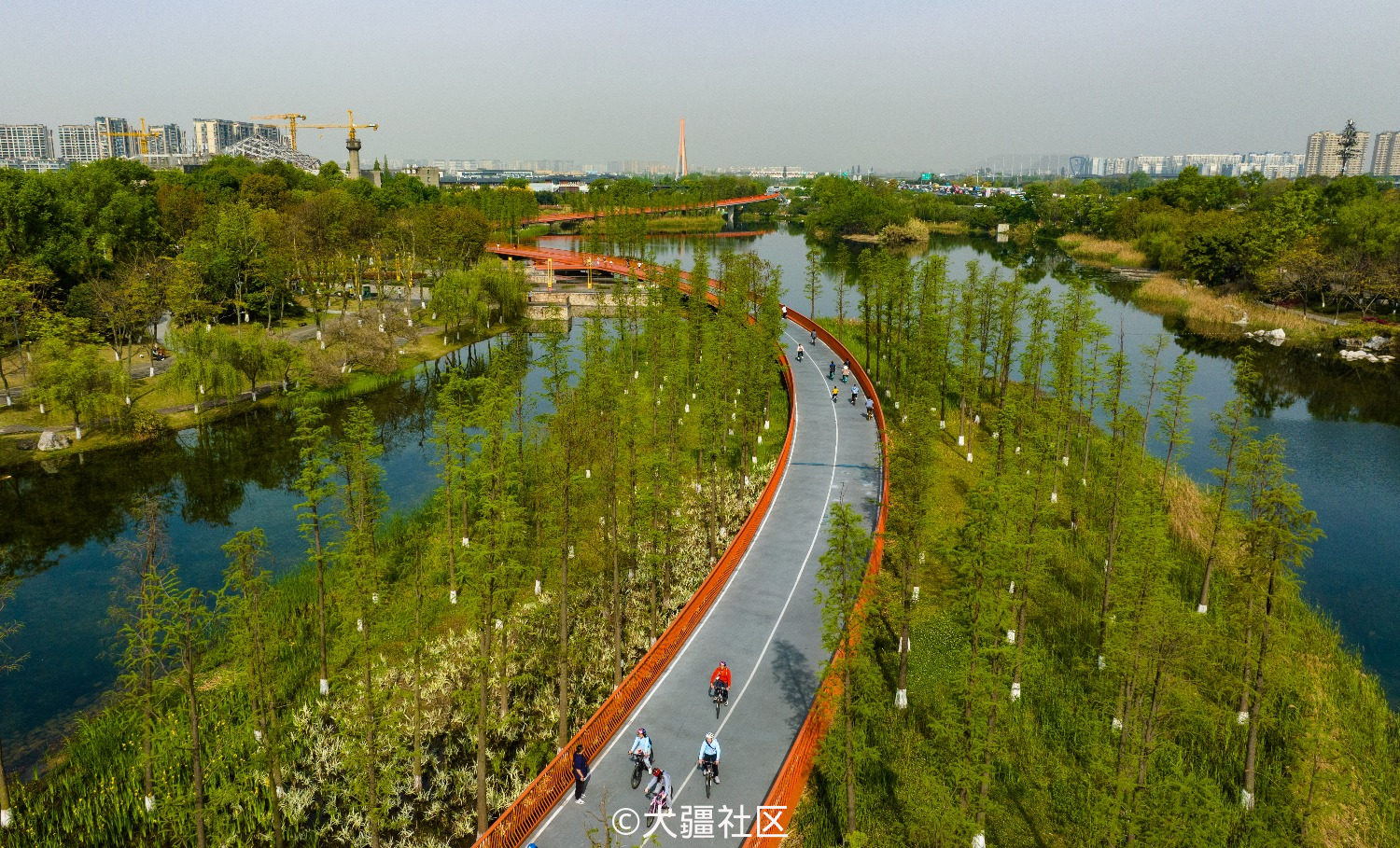 成都之锦城湖印象我喜欢的色调