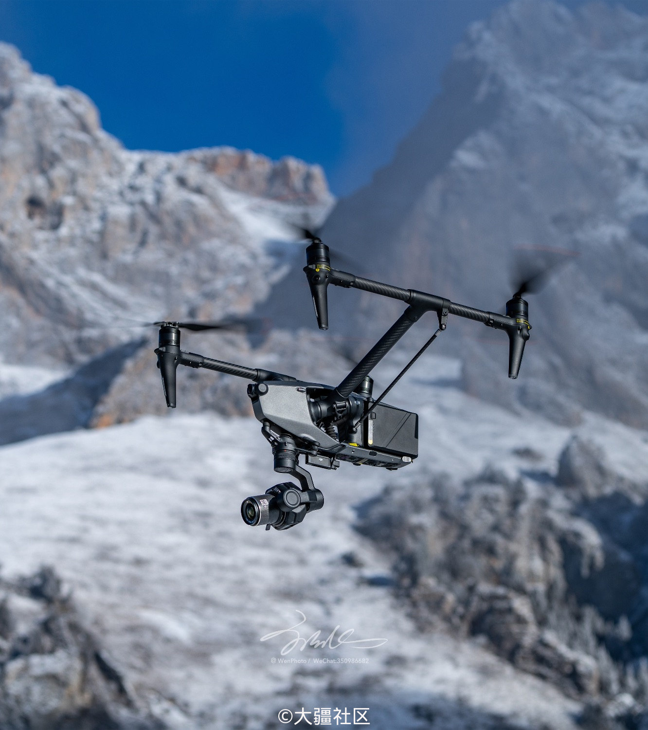 8k云顶之光大疆inspire3拍到的绝美雪山云海画面