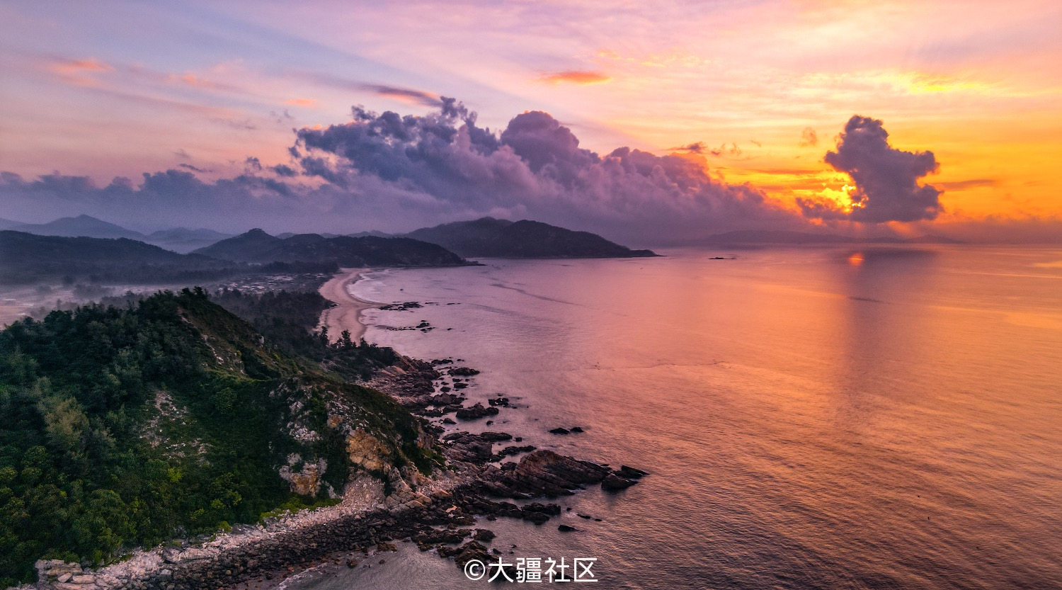 去惠州碧海湾看日出日落吧