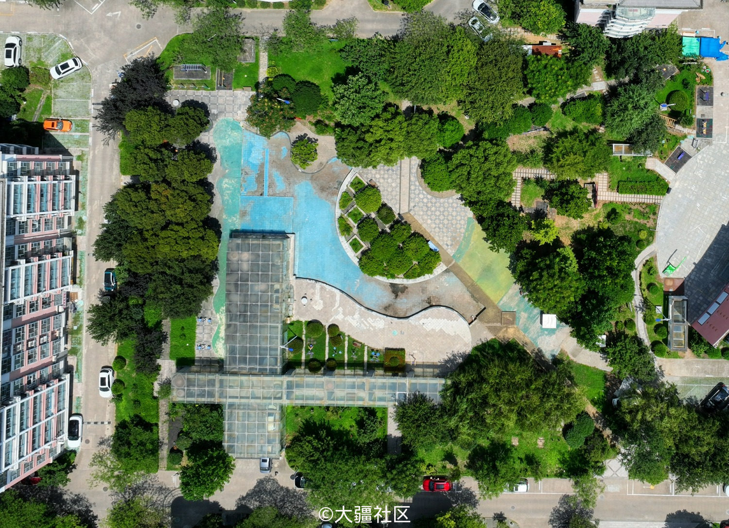 花园俯视