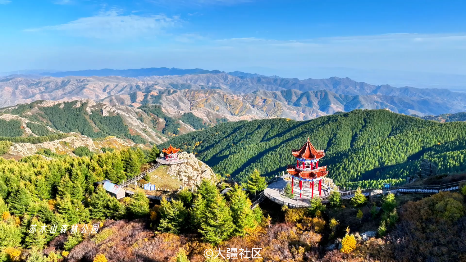 一帐入秋内蒙古自治区乌兰察布市兴和县苏木山森林公园