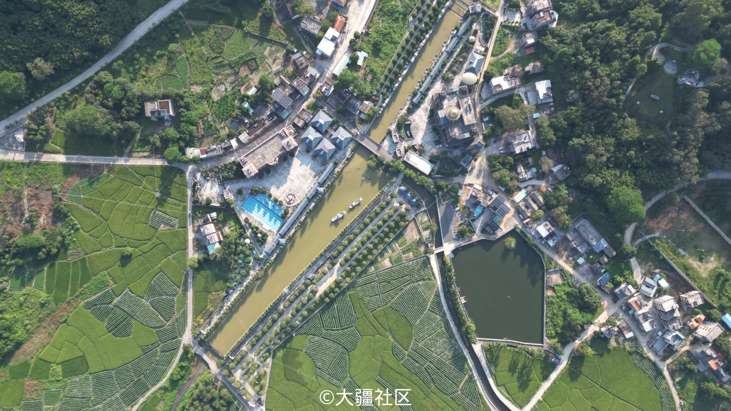 美丽乡村柏塘镇矮围村