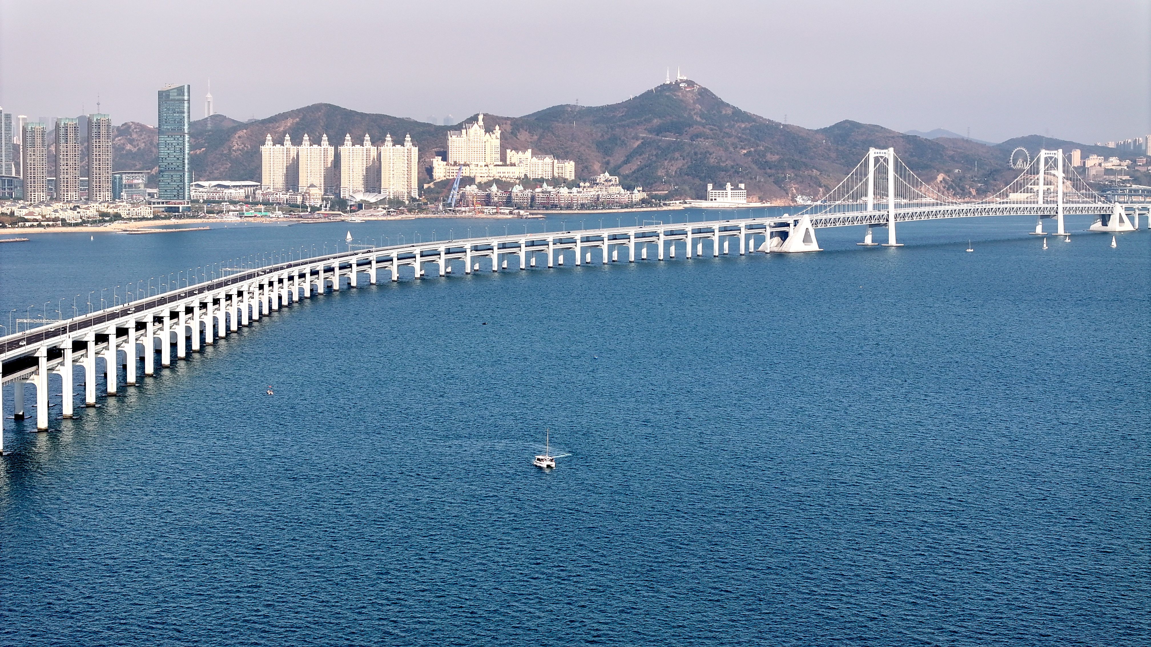 大连星海湾大桥高清图片